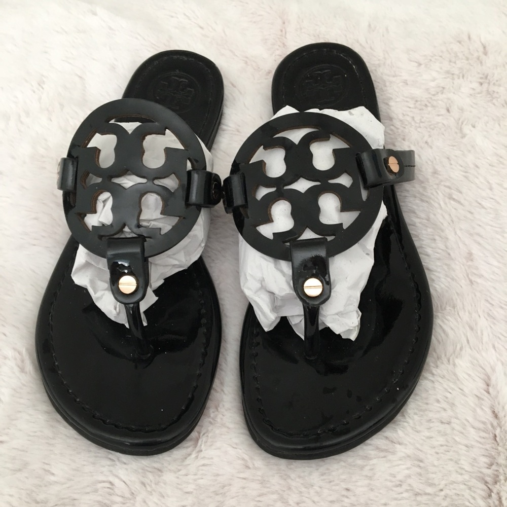 Tory Burch Patent Leather Miller Thong